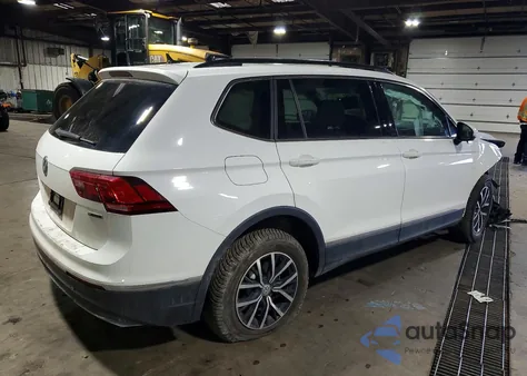 2021 Volkswagen Tiguan Se z USA, uszkodzony, nr VIN 3VV2B7AX7MM077945